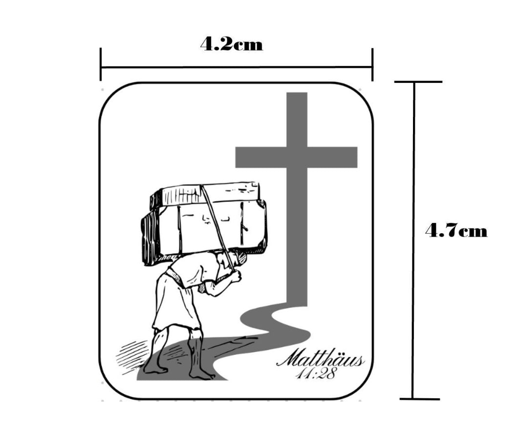 Come to Jesus to find rest Sticker; Matthew 11:28